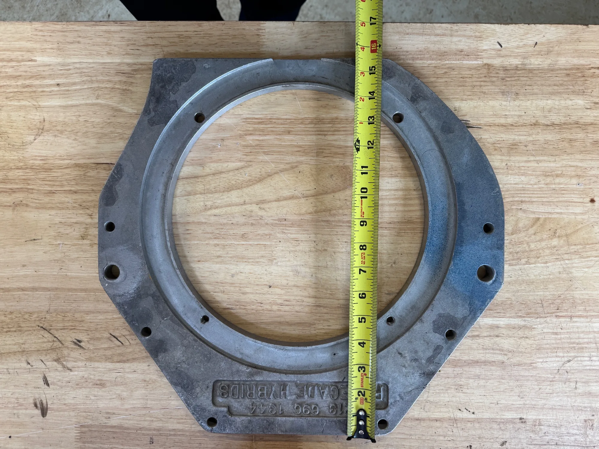 Renegade Hybrids SBC/LS to Porsche 915/930 Transaxle Adapter Plate — photo 3 of 5