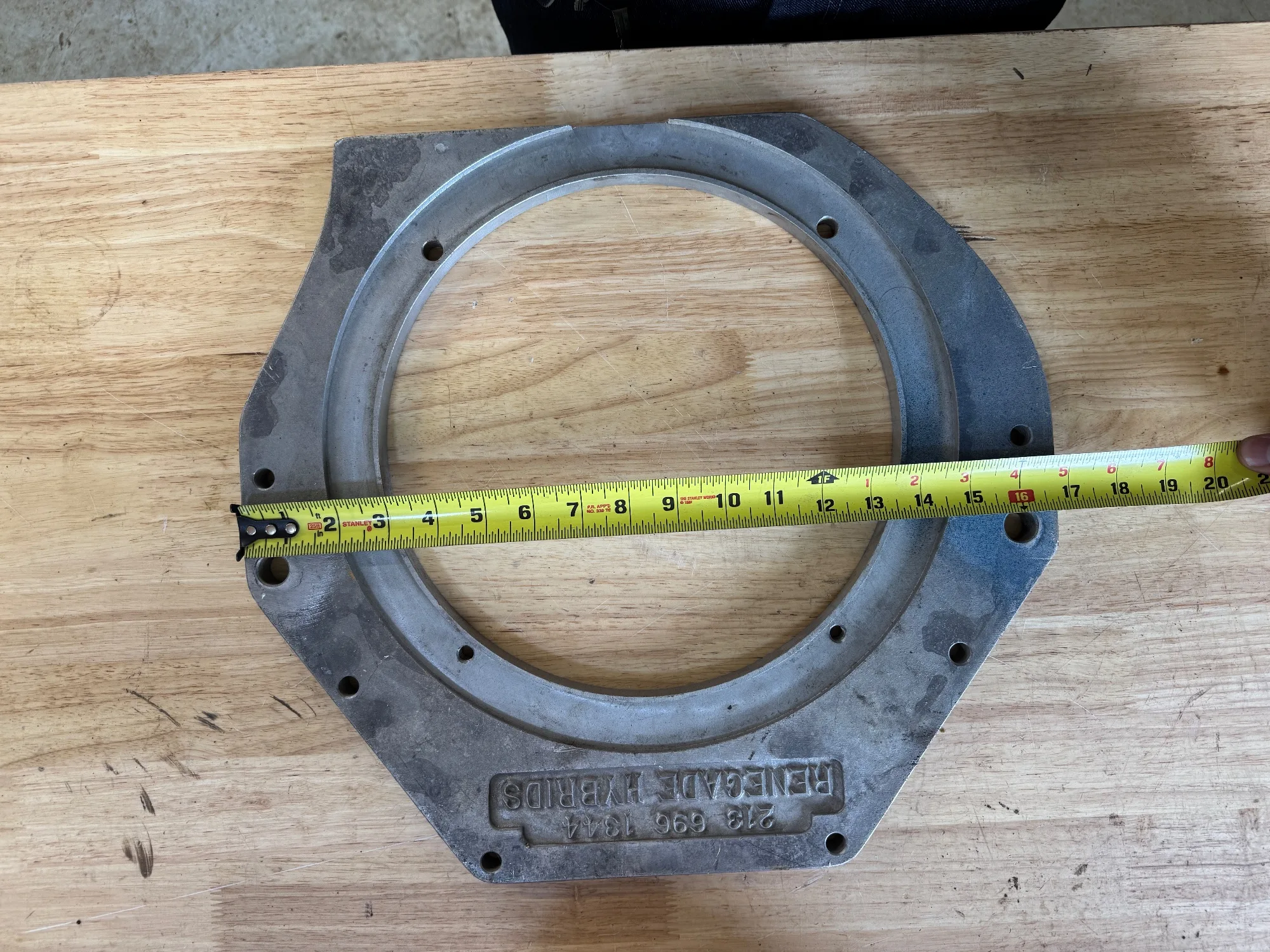 Renegade Hybrids SBC/LS to Porsche 915/930 Transaxle Adapter Plate — photo 5 of 5