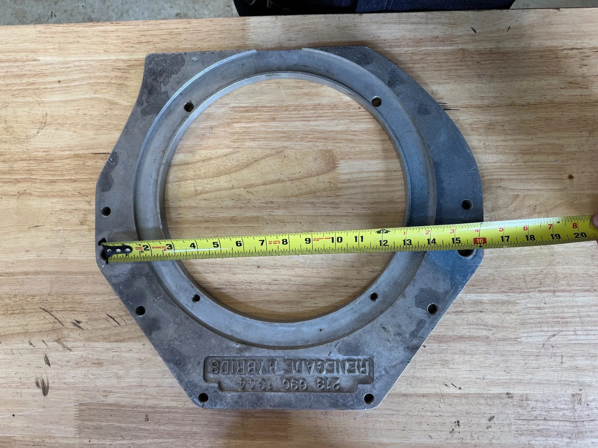 Renegade Hybrids SBC/LS to Porsche 915/930 Transaxle Adapter Plate — photo 4 of 5